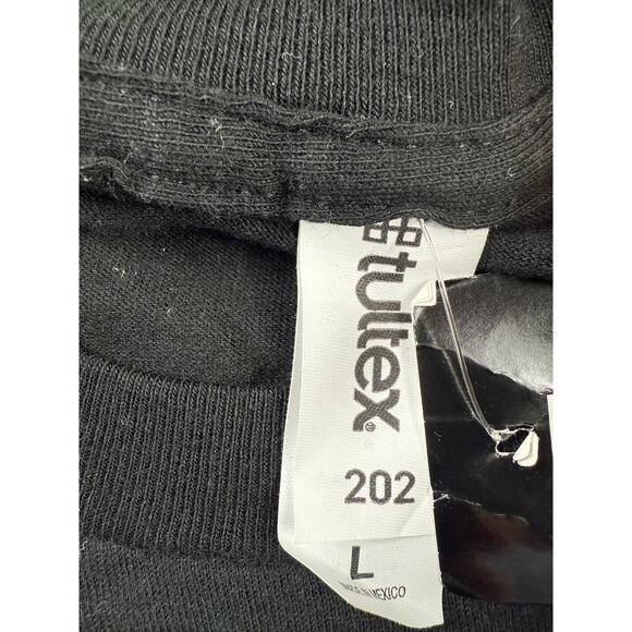 Disney Stitch Graphic Tee Tultex 202 Black T-Shirt Sz L Hot Topic NWT - Picture 3 of 5